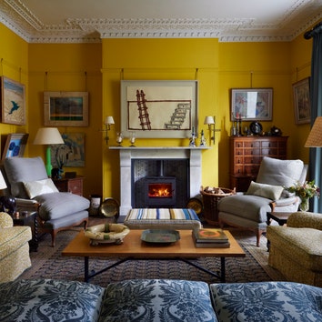 Philip Hooper's Georgian house in Somerset, filled with his experiments in colour and pattern