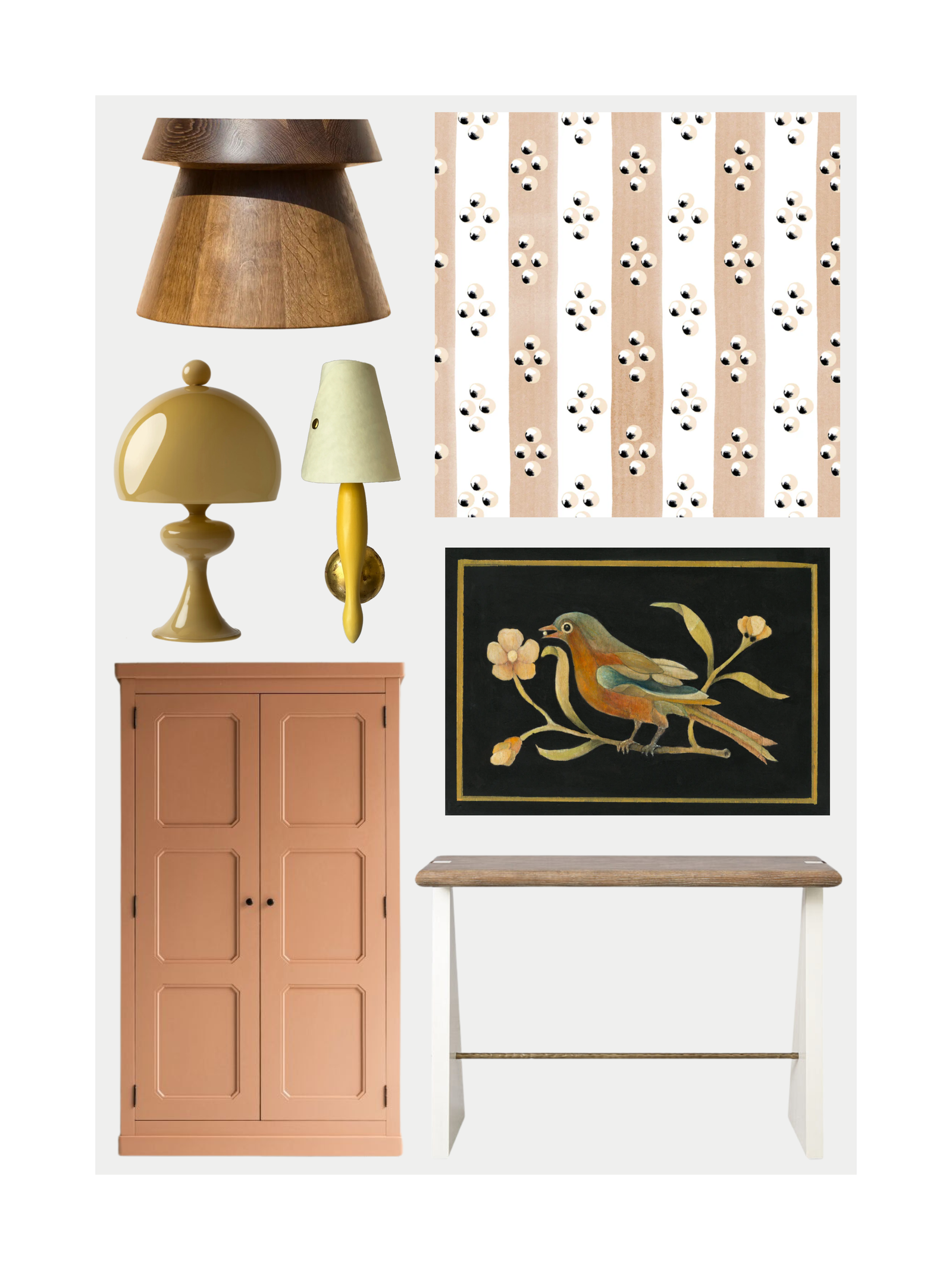 Image may contain Lamp Table Lamp Animal Bird Indoors and Interior Design